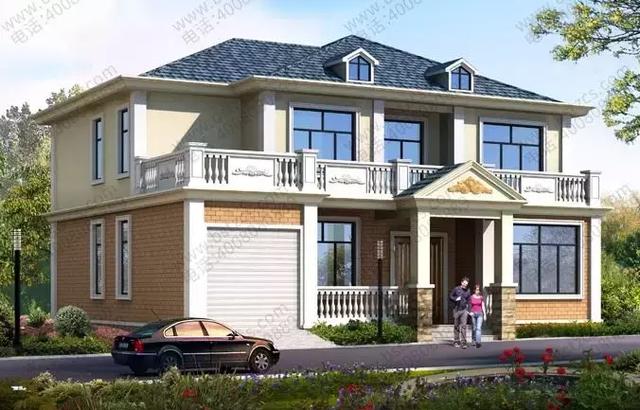 買別墅不如建別墅，這款二層農(nóng)村別墅設(shè)計(jì)圖紙，簡(jiǎn)單大氣，你值得擁有