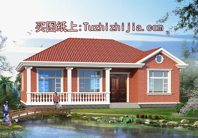 實(shí)用的農(nóng)村12萬(wàn)自建一層平房圖，建成之后不比小洋樓差！