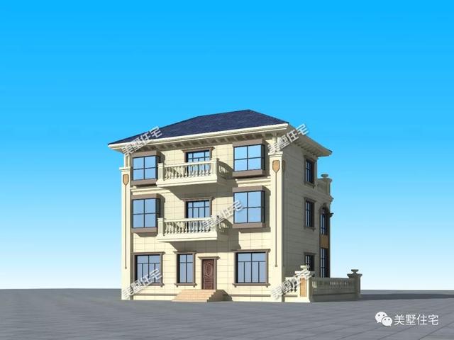 三層歐式別墅設計圖，體面大氣，8臥4衛帶棋牌室，超級贊的房子