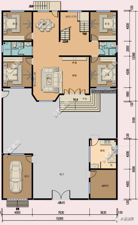 精選3套豪華農村別墅設計圖推薦，外觀精致，內部豪氣十足