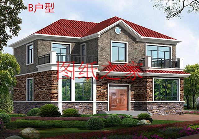 推薦6套農村二層別墅設計圖，溫馨舒適大氣，比城里買房好太多