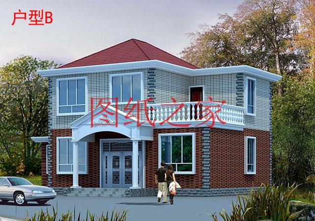 推薦6套農村二層別墅設計圖，溫馨舒適大氣，比城里買房好太多