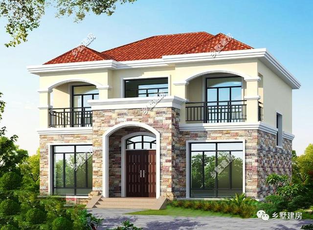 兩款經(jīng)典農(nóng)村別墅設(shè)計圖，12x11米，施工難度不大，建成肯定出彩