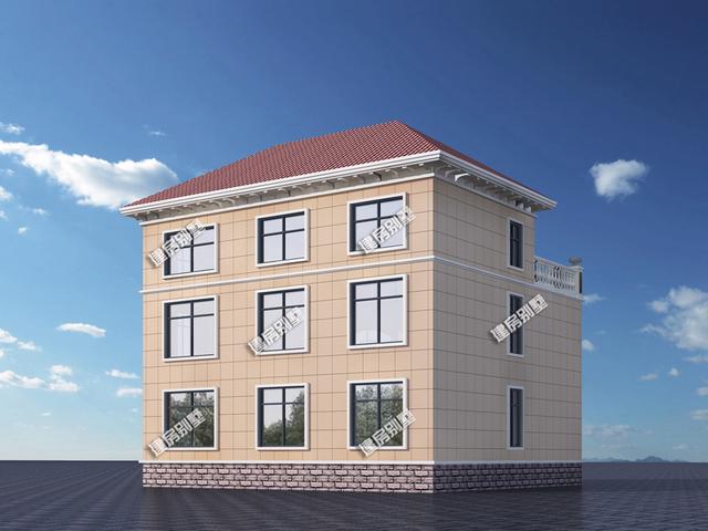 兩款三層農村別墅自建房設計圖，開間11.8米，帶神位+超大露臺