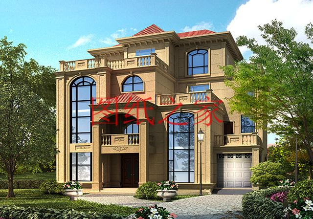 農村四層別墅設計圖，層數多，空間大，適合人口多的家庭