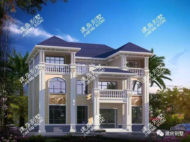 推薦三款簡歐式風格的農村自建房設計圖，戶型超棒，內外都沒得挑