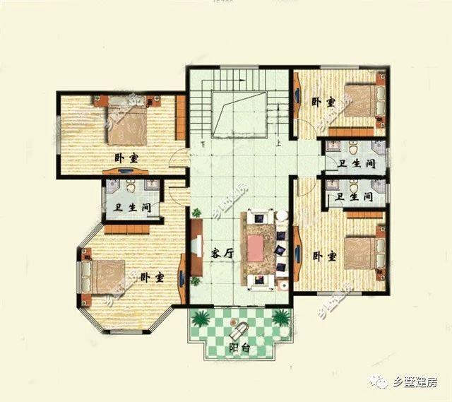 一般人我不告訴他，三層經典農村別墅設計圖，性價比最高的一款