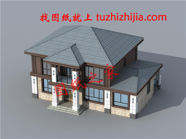 兩層20萬農村自建房設計圖,經典農村建房款式,越看越有韻味