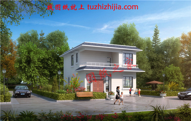 超好看的平頂二層樓圖片大全，比坡屋頂更經濟實惠！