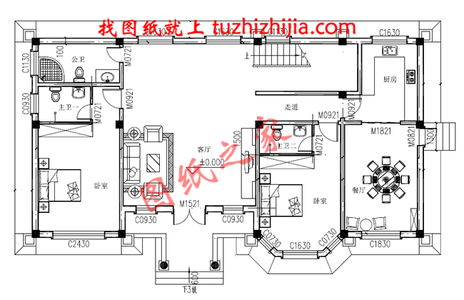 超好看的平頂二層樓圖片大全，比坡屋頂更經濟實惠！