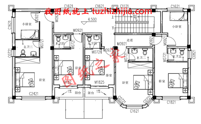 超好看的平頂二層樓圖片大全，比坡屋頂更經濟實惠！