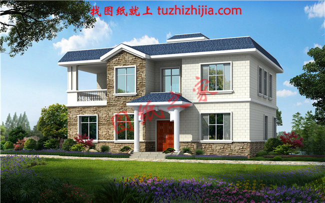 超好看的平頂二層樓圖片大全，比坡屋頂更經濟實惠！