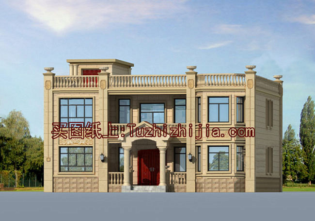 超好看的平頂二層樓圖片大全，比坡屋頂更經濟實惠！