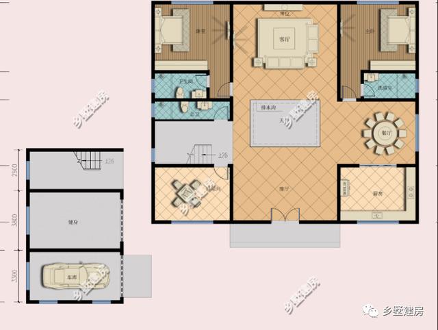 設計的美到不行的農村別墅設計圖，城里人看了都要羨慕