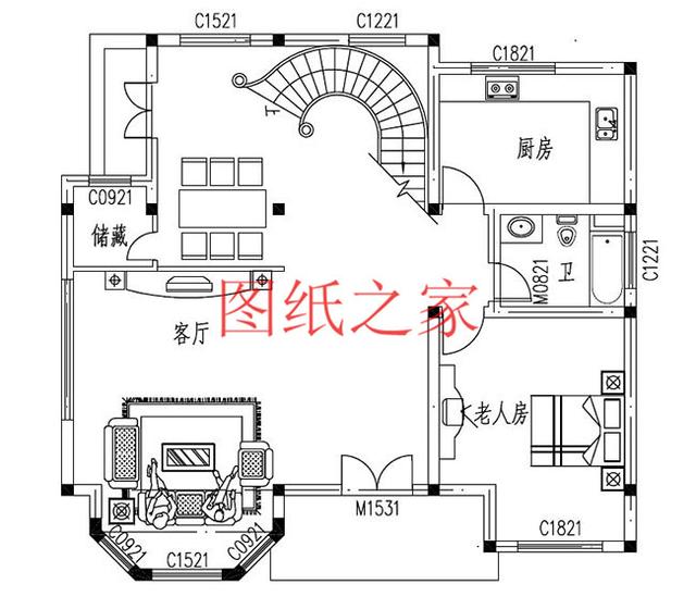 6款農村三層別墅設計圖，建房子最重要的是實用性
