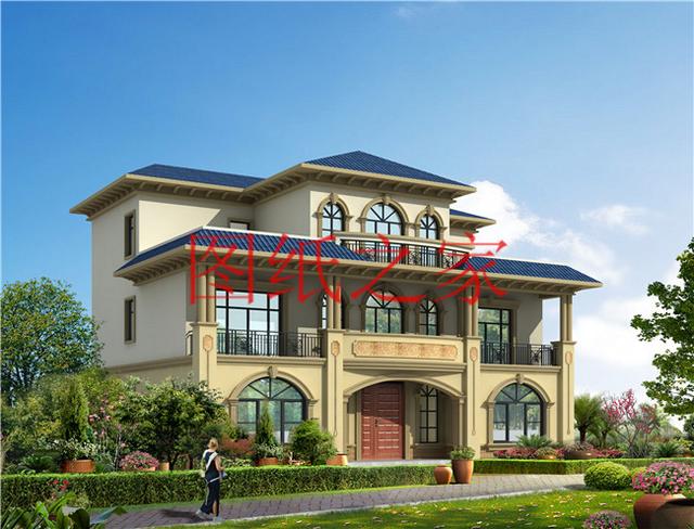 6款農村三層別墅設計圖，建房子最重要的是實用性