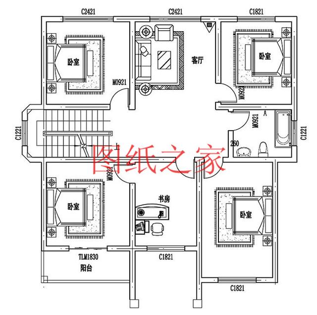 6款農村三層別墅設計圖，建房子最重要的是實用性