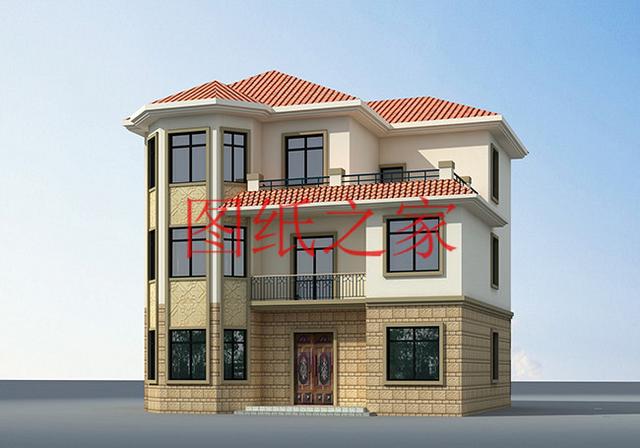 6款農村三層別墅設計圖，建房子最重要的是實用性