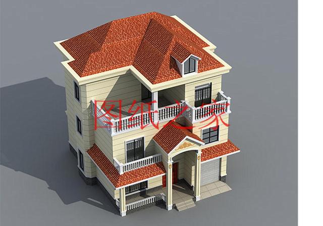 6款農村三層別墅設計圖，建房子最重要的是實用性