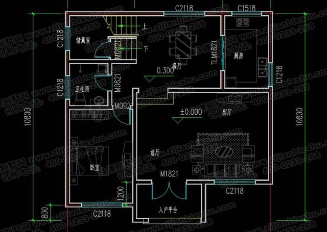 3款占地面積約110平農村自建房全套設計施工效果圖，建房子適合自己最好