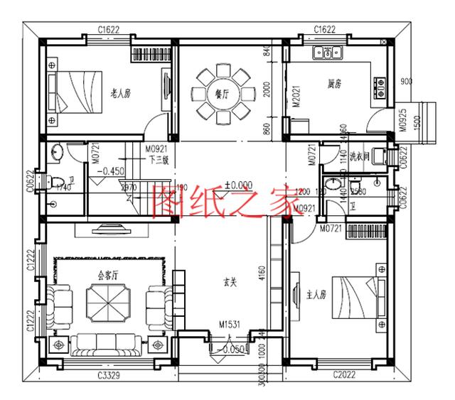 5款農村二層自建房設計圖，外觀漂亮，結構合理