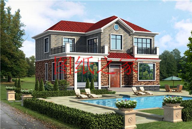 5款農村二層自建房設計圖，外觀漂亮，結構合理