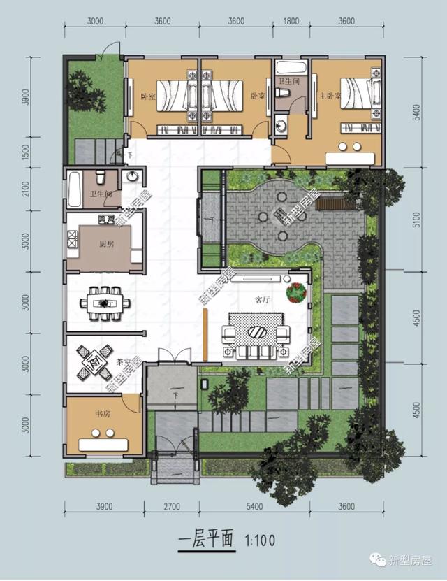 6套占地300平的中式別墅設(shè)計(jì)圖紙，分享給正準(zhǔn)備建房的朋友們