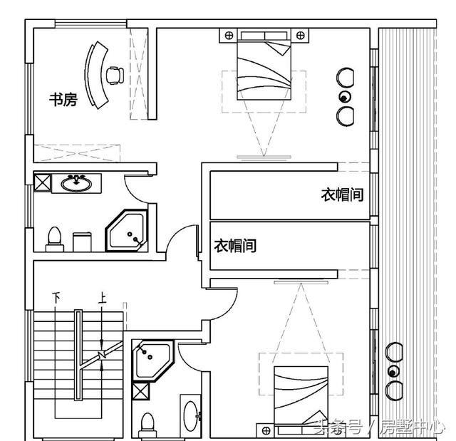 歐式三層別墅設計圖，帶游泳池+菜園，大概是所有人的理想住所了