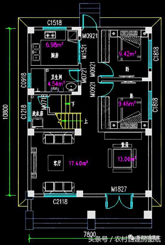 推薦3款占地面積小的農村別墅設計圖，顏值絲毫不遜色于豪華別墅