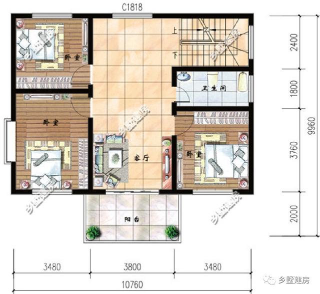 宅基地小也不用擔心啦，建了這3款農村別墅設計圖，顏值高住的還舒服