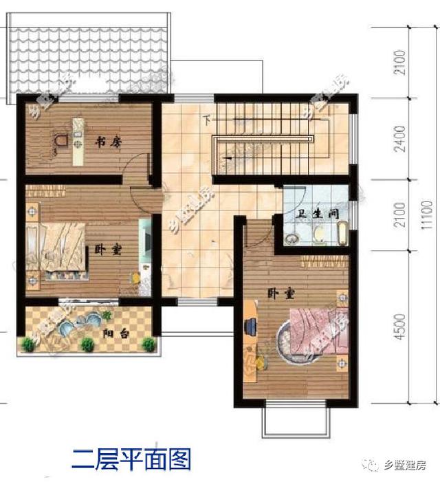 宅基地小也不用擔心啦，建了這3款農村別墅設計圖，顏值高住的還舒服