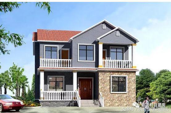這款2層自建房的設計絕了，外觀驚艷，造價才20來萬