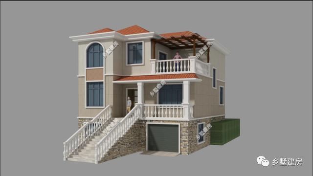 開間不到10米的農村自建房設計圖，空間布局合理，錯落有致