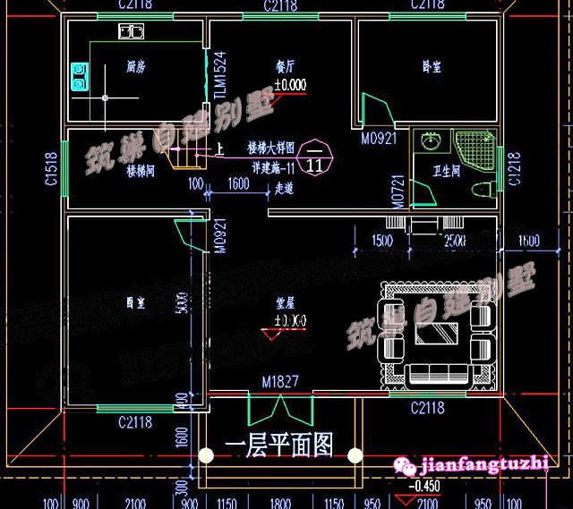 5棟二層帶陽臺獨棟小別墅設計圖效果圖，漂亮又實用