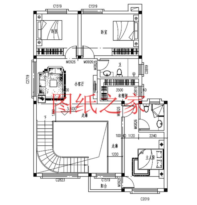 喜歡就收藏啦，5套二層別墅設(shè)計(jì)圖，戶型超級棒
