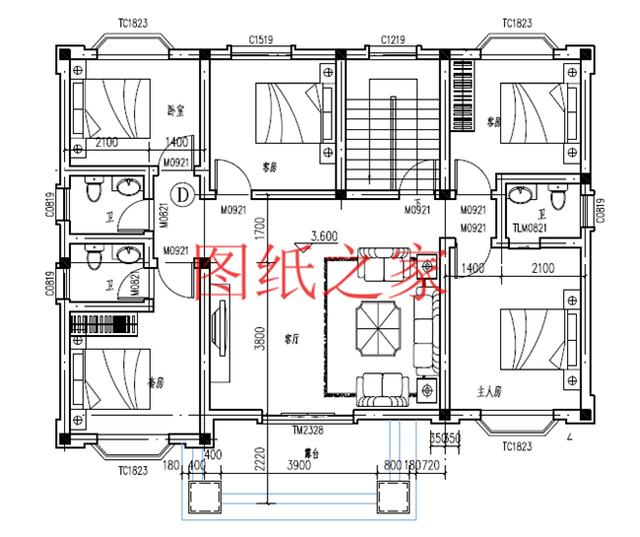 喜歡就收藏啦，5套二層別墅設(shè)計(jì)圖，戶型超級棒