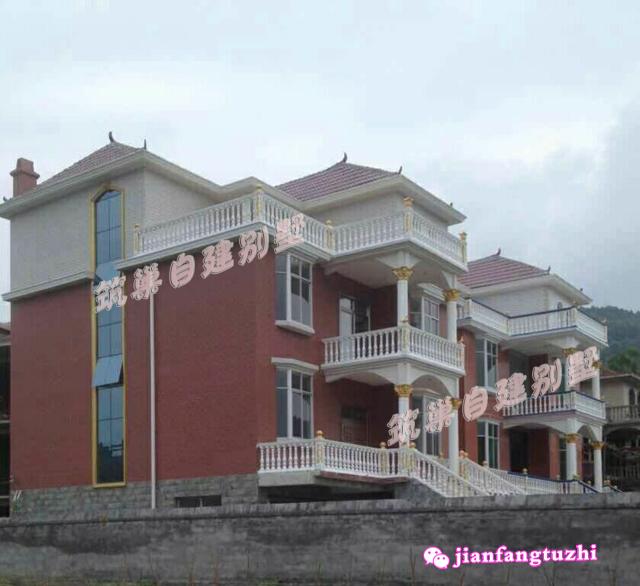 農村三層自建房設計圖，實拍圖效果圖對比，適合一般的農村家庭