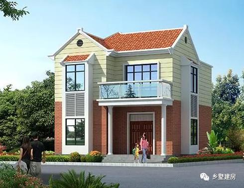 7款小戶型的農村自建房設計效果圖，一樣的美觀大氣