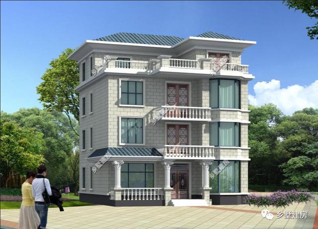 四層大別墅和一層小洋房，這兩款別墅設計圖你選擇哪款？