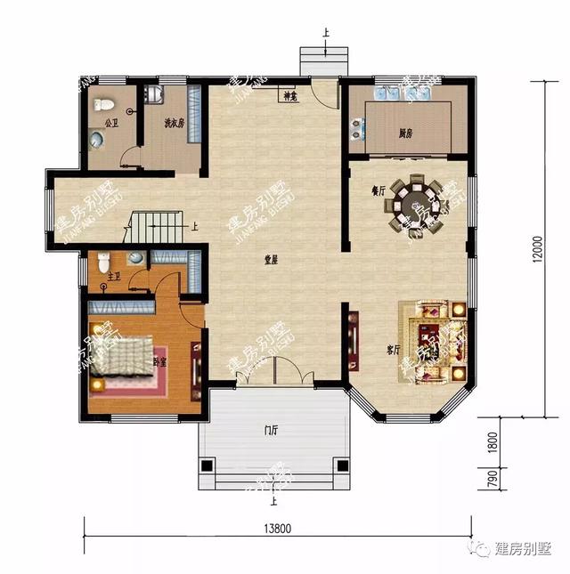 三款戶型通透的農(nóng)村自建房設計圖，住著肯定舒服極了