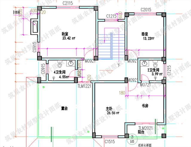 推薦2款高品質設計圖紙，三層農村自建別墅帶挑空客廳+落地窗