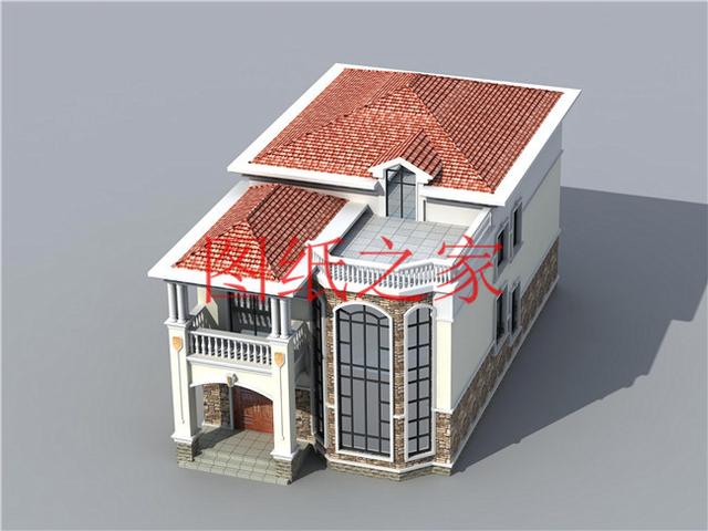 宅基地不夠方正沒關系，推薦兩套二層別墅設計圖，完美解決這個問題