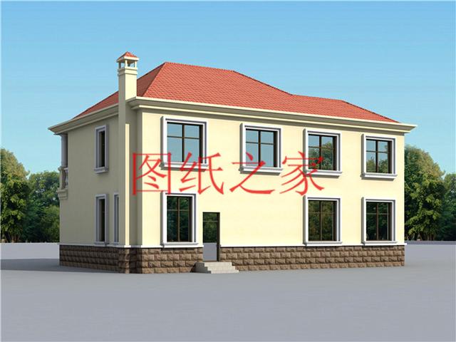 2套二層別墅設計圖，占地180平米左右，美觀和實用兼備