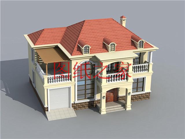 2套二層別墅設計圖，占地180平米左右，美觀和實用兼備