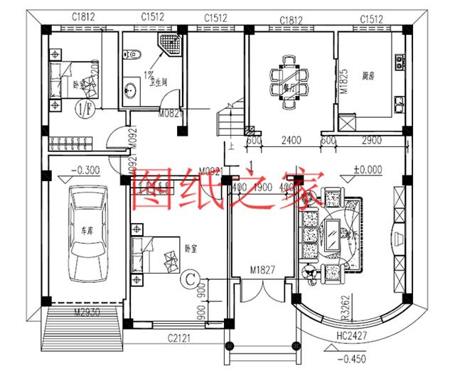 2套二層別墅設計圖，占地180平米左右，美觀和實用兼備