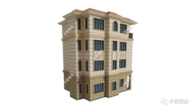 4層頂級歐式別墅設計圖，50萬建成，讓農村生活也優雅別致起來