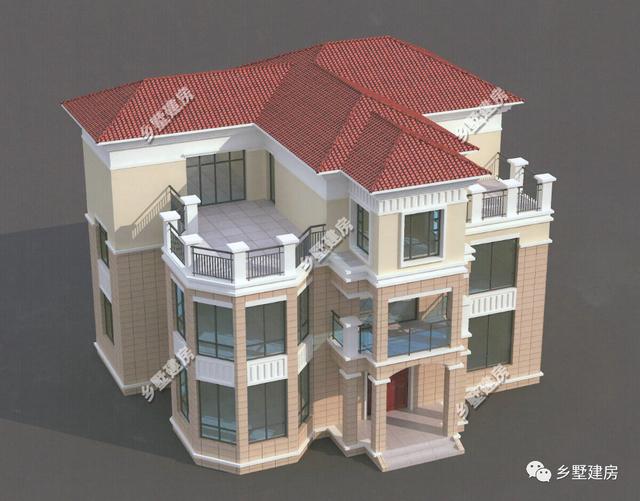 三層別墅設計圖，簡約大氣，外觀別致