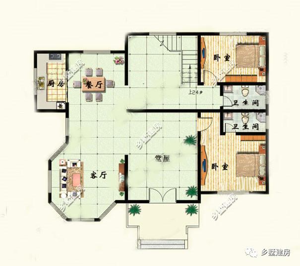 三層別墅設計圖，簡約大氣，外觀別致