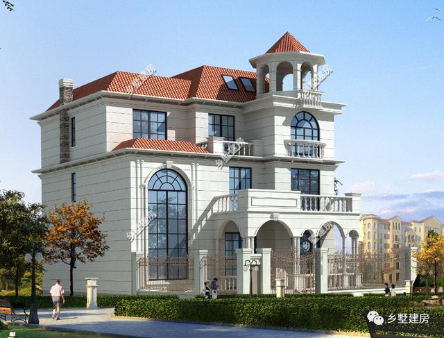 這兩款別墅設計圖送給你，想建房要趁早，好好的宅基地別浪費了