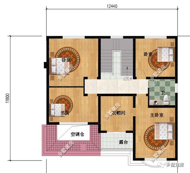 這兩款別墅設計圖送給你，想建房要趁早，好好的宅基地別浪費了